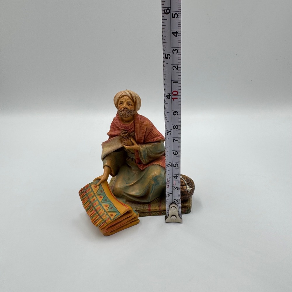 Fontanini Nativity Figure Merchant Italy 5 Inch Multicolor 1996 Depose 283 - Picture 5 of 6